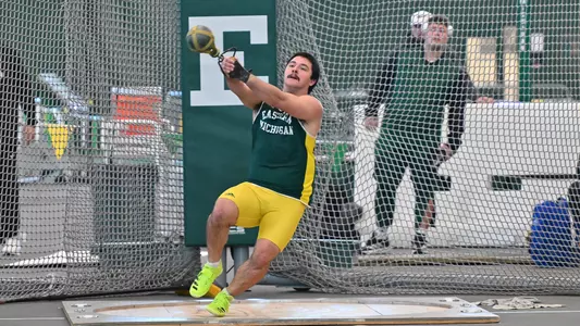Jake McEachern hammer throw at Bob Parks Memorial Jan. 24, 2026