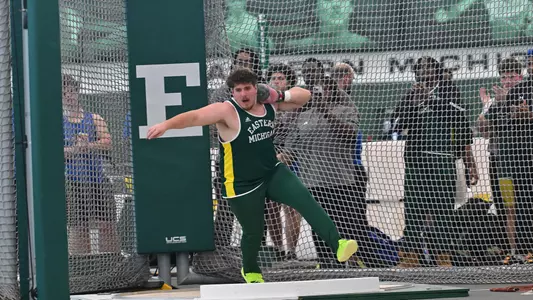 Lukas Ray shot put at Bob Parks Memorial Jan. 24, 2026