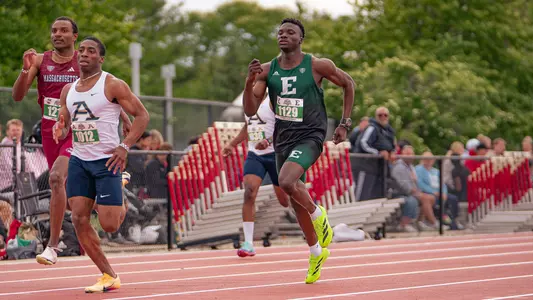 Olawole Olanrewaju running at 2026 MAC Outdoor Championships May 14-16, 2026