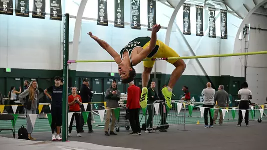 Tanner Schick high jump at Bob Parks Memorial Jan. 24, 2026