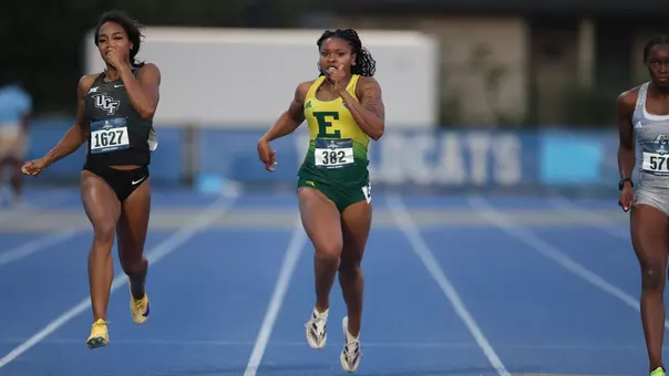 Saraiah Walkes running the 200m at the 2026 NCAA East First Round at the University of Kentucky