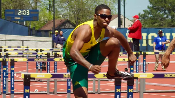 Michael Hawkins clearing a hurdle at Len Paddock Open 2025