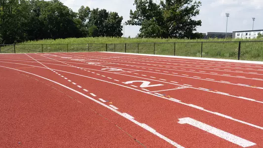 Starting lanes at the Olds-Marshall-Parks Track
