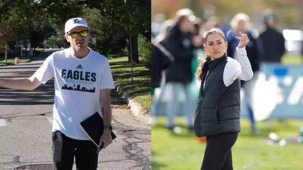 Coach Austin Whitelaw and Coach Jenna Zydanowicz