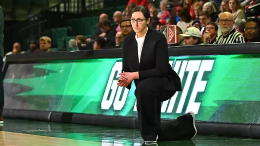 Sahar Nusseibeh coaches at the George Gervin GameAbove Center in the 2025-26 season