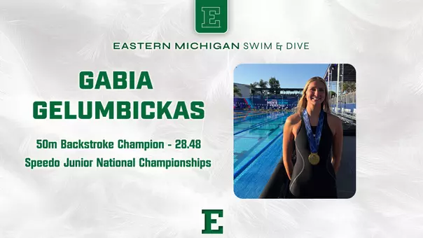 Swim & Dive Gabia Gelumbickas Junior National Champion