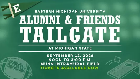 EMU Alumni & Friends to Host Tailgate Ahead of Michigan State Football Game