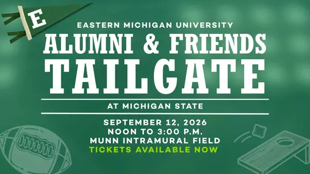 EMU Alumni & Friends to Host Tailgate Ahead of Michigan State Football Game