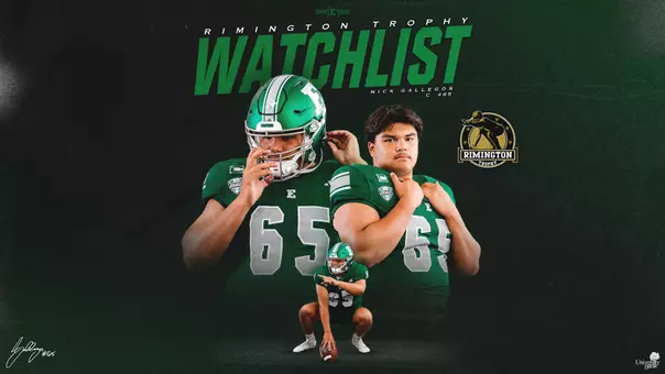 Nick Gallegos Selected to 2026 Rimington Trophy Watch List