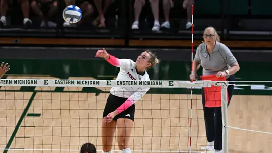 Nattie Slusher attacking vs. Cornell Sept. 18, 2026