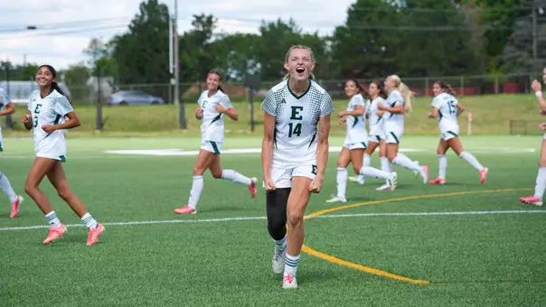 Christie Fransen after scoring against USI, Sept. 6, 2026