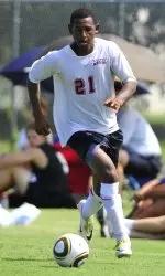 Senior Darnell King scored twice and added an assist in Saturday's win over Jacksonville