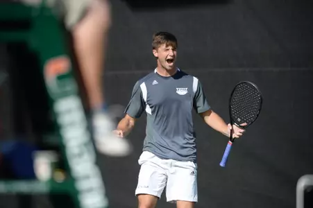 2015 FAU Men's Tennis @ Miami Andrei Morin-Kougouchef