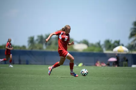 2014 FAU Women's Soccer vs Stetson, Claire Emsli