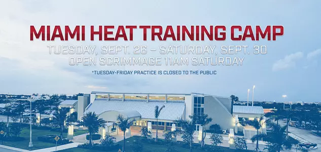 The Miami HEAT will hold their 2017 training at FAU Arena.