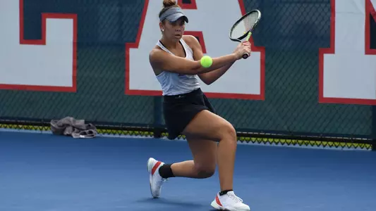 2018 FAU Women's Tennis vs Florida Gulf Coast Jemi Aguilar