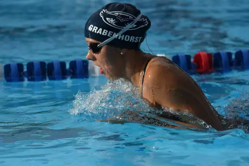 Women's Swim Team Falls in the Letter Battle