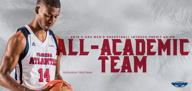 Gerdarius Troutman was named to the C-USA All-Academic Team for the second year in a row.