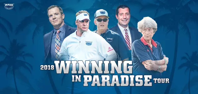 The Winning in Paradise Tour will take place at three different Duffy's locations.