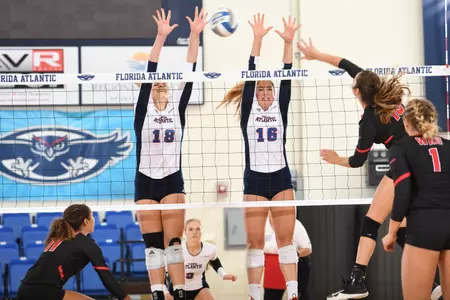 Mimi Marion and Sydney Nemtuda saw plenty of action in their first season at FAU.