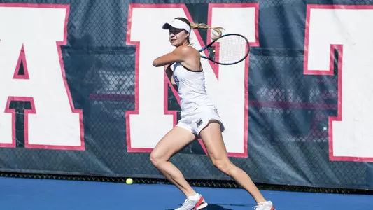 2019 FAU Women's Tennis vs Miami Barbora Palcatova 2019