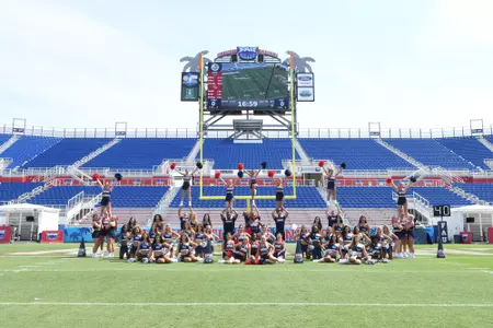 2019 FAU Football Spirit Squads Combined Team Photo