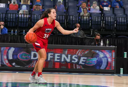 during the Gators' game against the Florida Atlantic Owls on Monday, December 7, 2020 at Exactech Arena at the Stephen C. O'Connell Center in Gainesville, FL / UAA Communications photo by Tim Casey