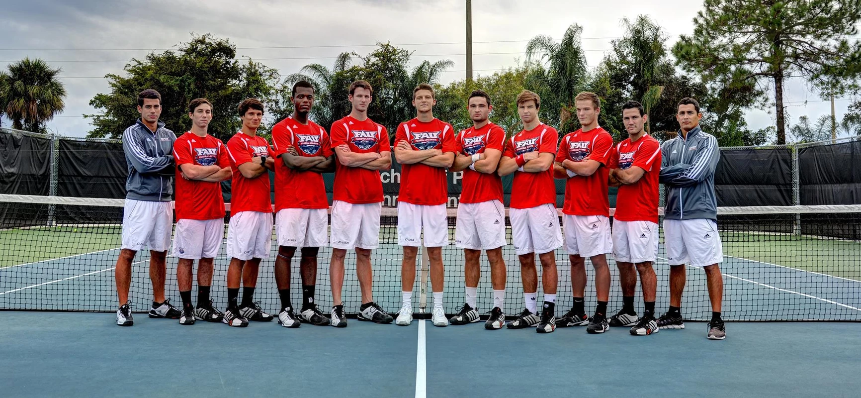 2014 FAU Men's Tennis Team Photo