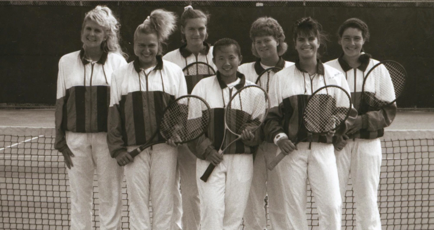 1991-92 Women's Tennis Team Photo