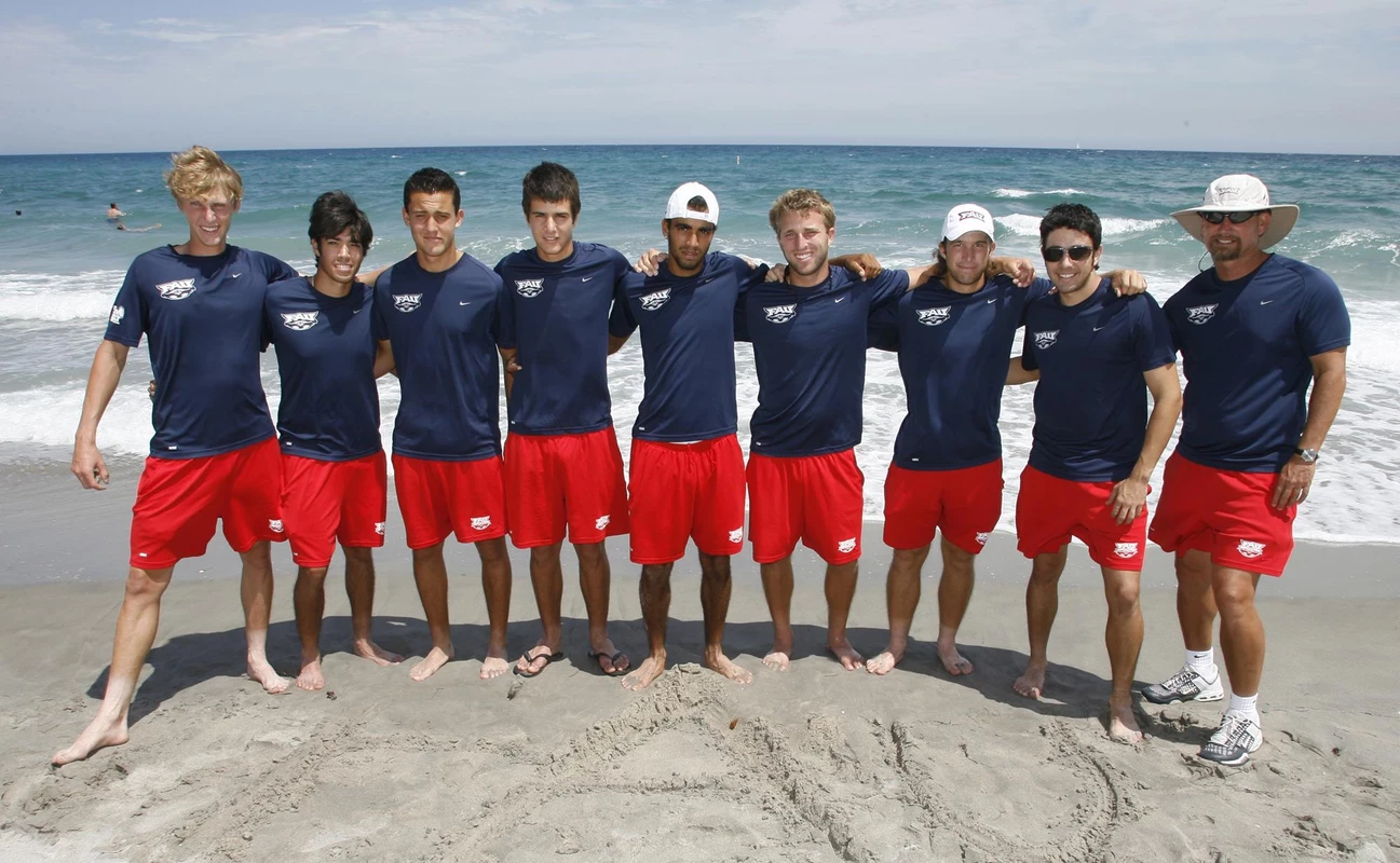 2007 FAU Men's Tennis Team Photo, April 11, 2007.
