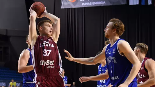 Silins vs. Estonia in Baltic Cup