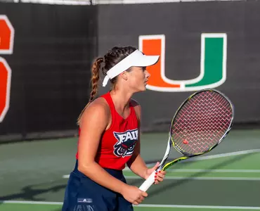 Florida Atlantic Owls v Miami Hurricanes, Women's Tennis, Neil Schiff Tennis Center, Coral Gables, Florida, USA - 23 Feb 2020 Natalie Kallmunzerova