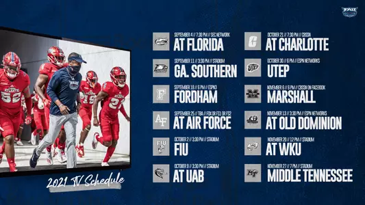 2021 Football TV Schedule