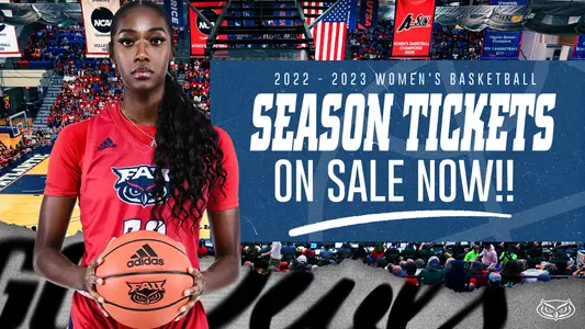 2022-23 FAU WBB Season Tickets Graphic