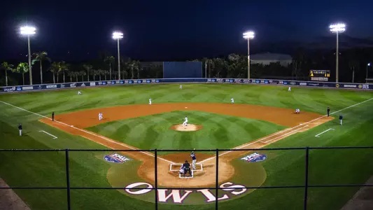 Baseball Stadium at night