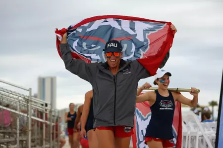 GULF SHORES, AL - MAY 06: The USC Trojans take on the Florida Atlantics Owls during the Division I Women’s Beach Volleyball Championship held on May 6, 2022 in Gulf Shores, Alabama. (Photo by C. Morgan Engel/NCAA Photos via Getty Images)