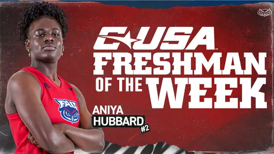 Aniya Hubbard Third C-USA Freshman of the Week