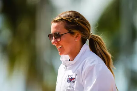 BOCA RATON, FL - OCTOBER 30: FAU Softball plays Nova Southeastern University (NSU) at the Florida Atlantic University Stadium on October 30, 2022. (Photo by Mauricio Paiz)