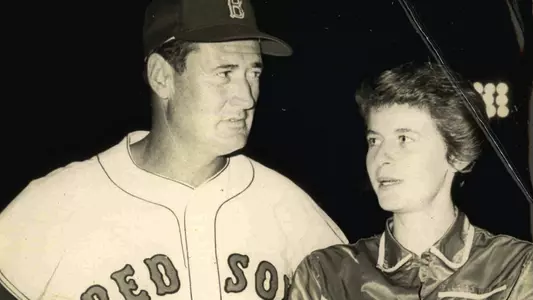 Ted Williams and Joan Joyce