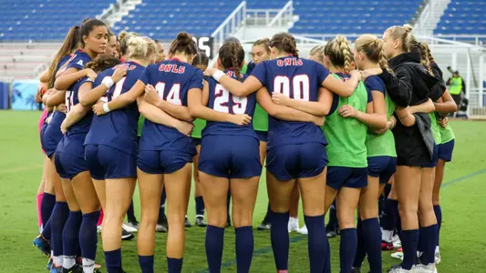 Women's Soccer Huddle