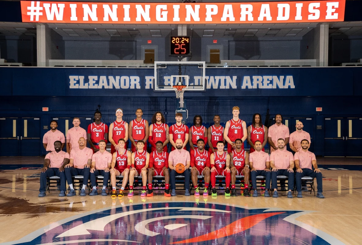 2024-25 FAU Men’s Basketball Team Photo