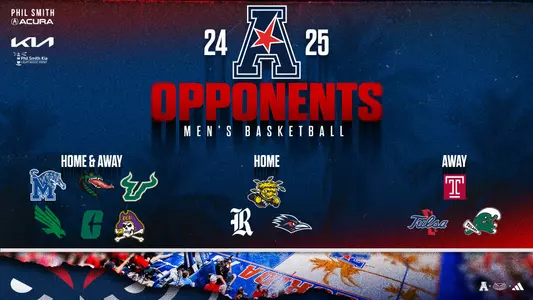 24-25 MBB AAC Opponent Graphic