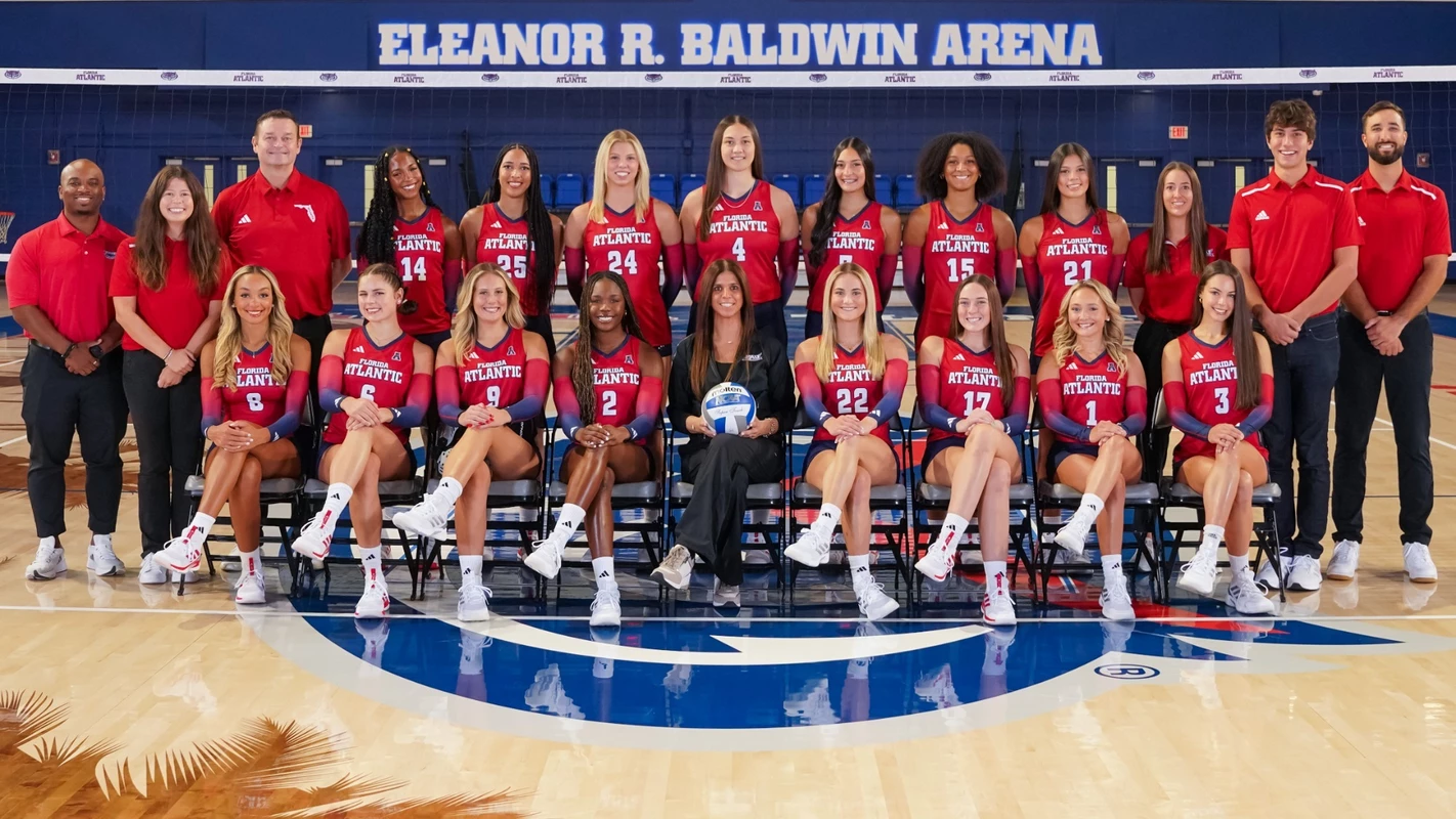 2024 Florida Atlantic Volleyball Team Photo
