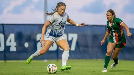 Women's Soccer vs the University of Miami