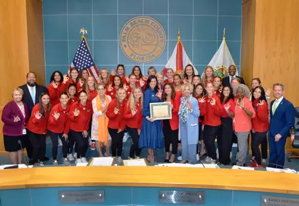 FAU Softball County Comissioners