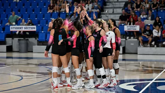 Volleyball Team Huddle vs. PBA