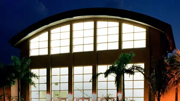 Tom Oxley Center at nigh