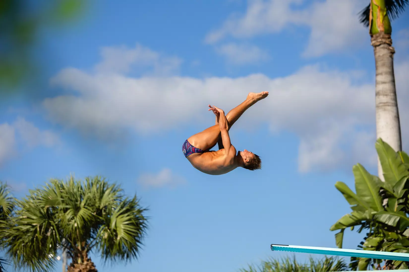 BOCA RATON, FL - OCTOBER 19: FAU Swim and Dive vs Keiser at the FAU Aquatics Center on October 18, 2025 (Photo by Mauricio Paiz)