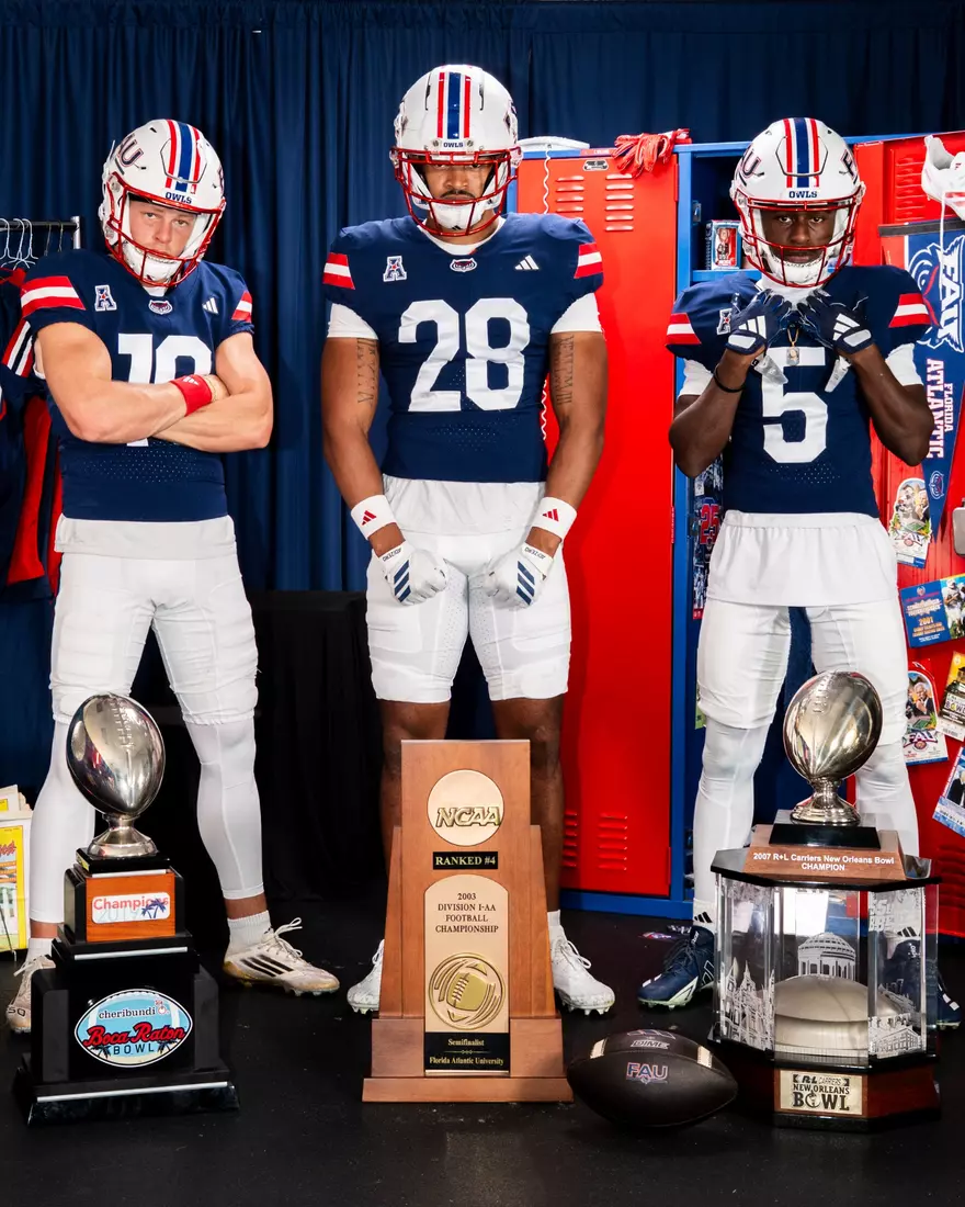 FAU FB throwback uniform shoot