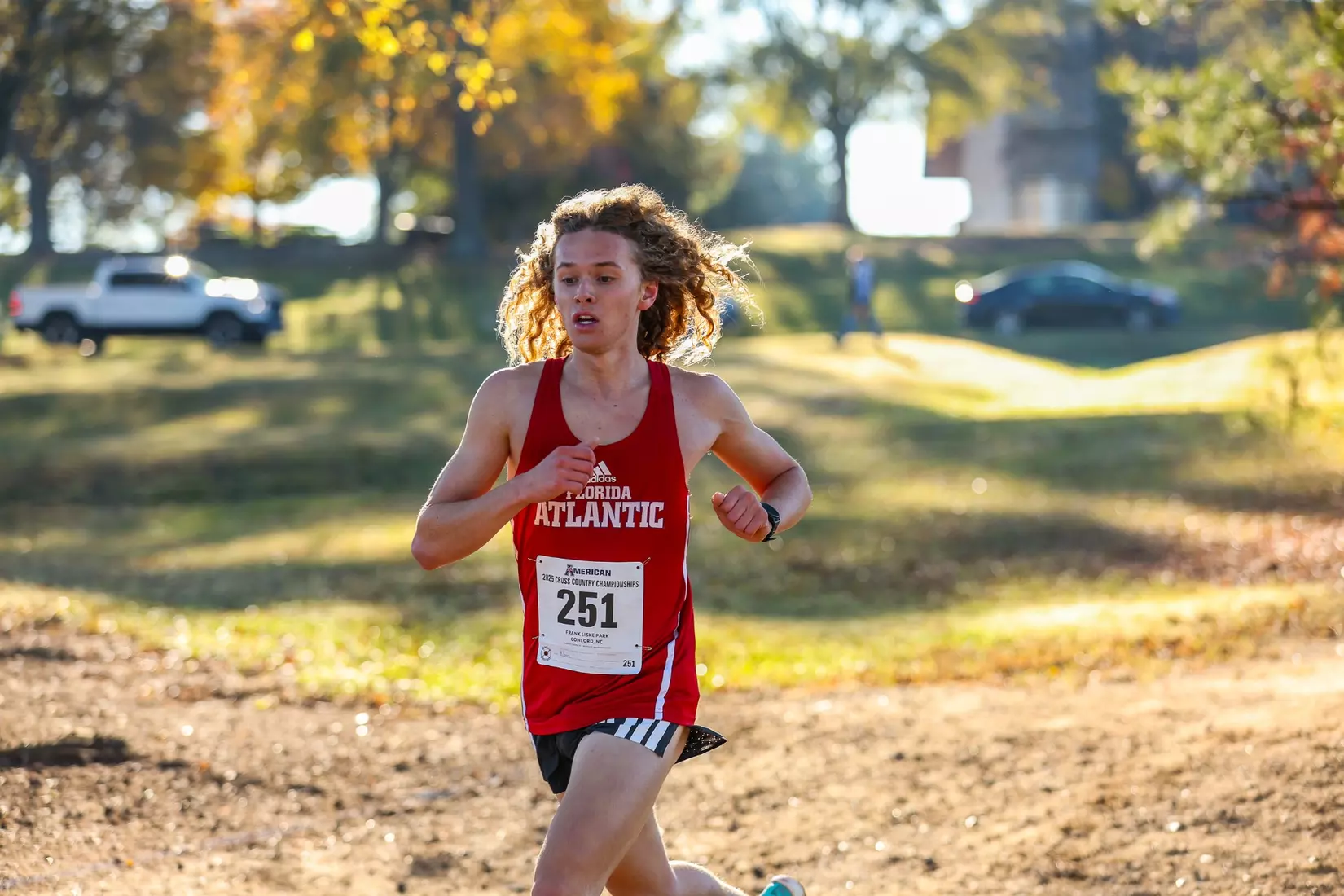 FAU Men's XC at 2025 American Conference Cross Country Championships.